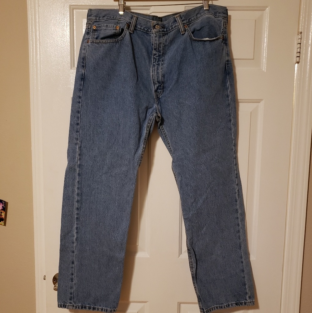 Levi's 505 Mens Blue Jeans Size 40W 30L